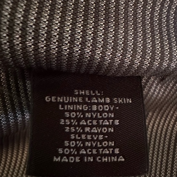 Roundtree & York black soft lambskin jacket Size L Like new - Picture 6 of 7